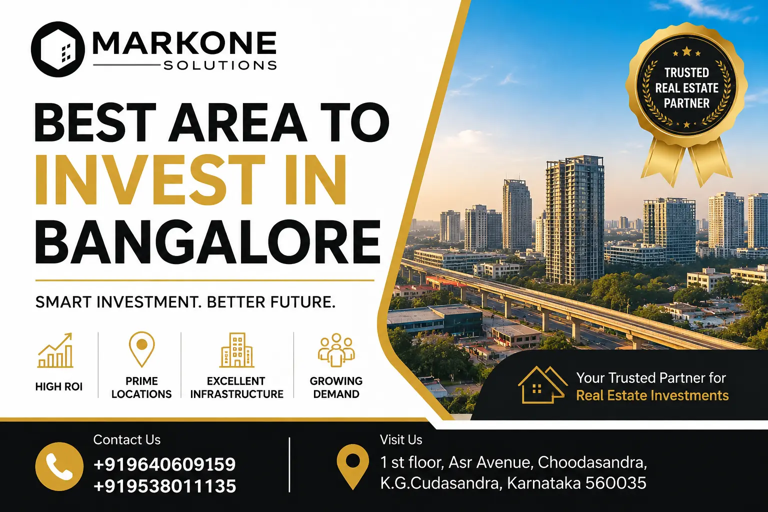 Best Area to Invest in Bangalore