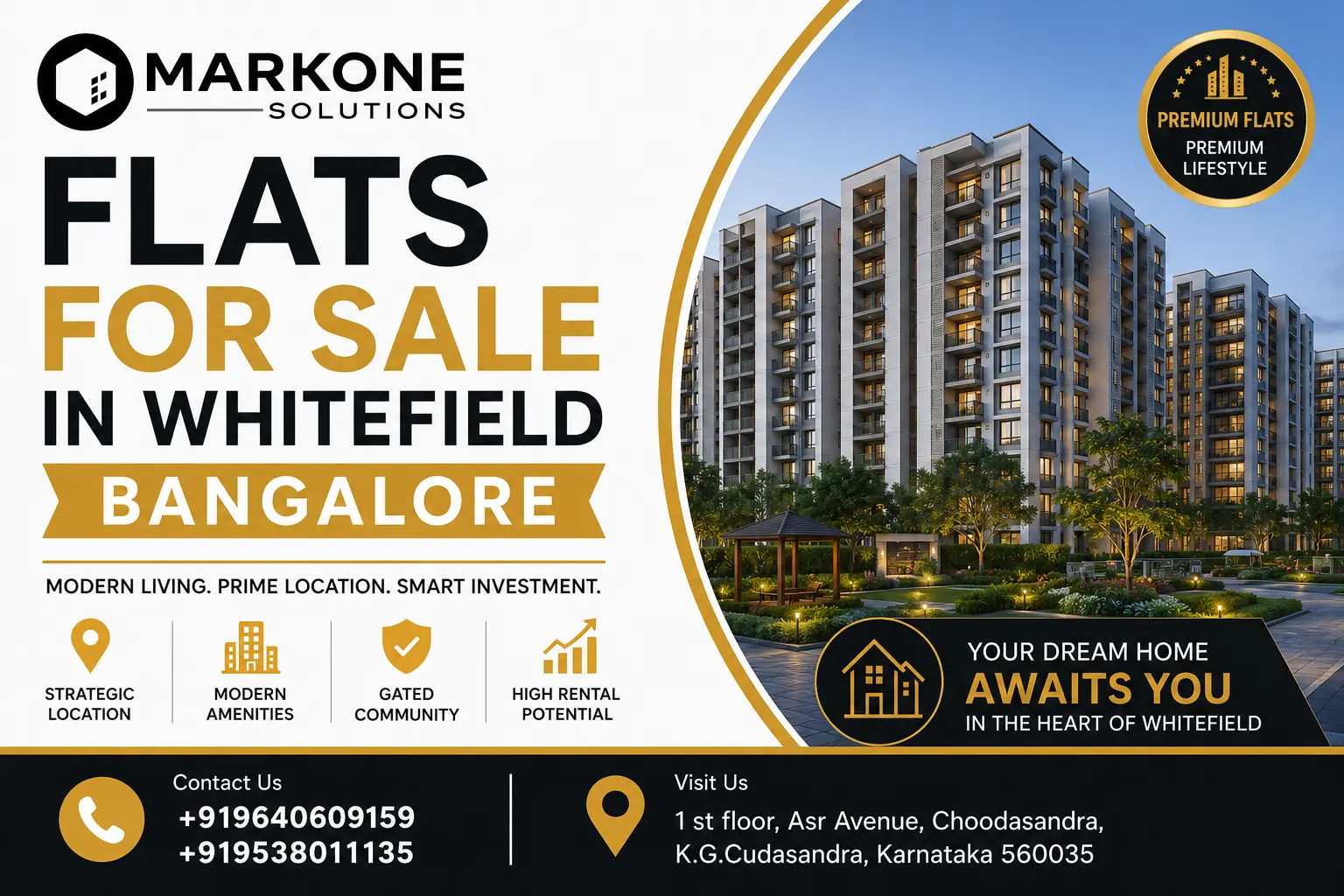 Flats for Sale in Whitefield Bangalore