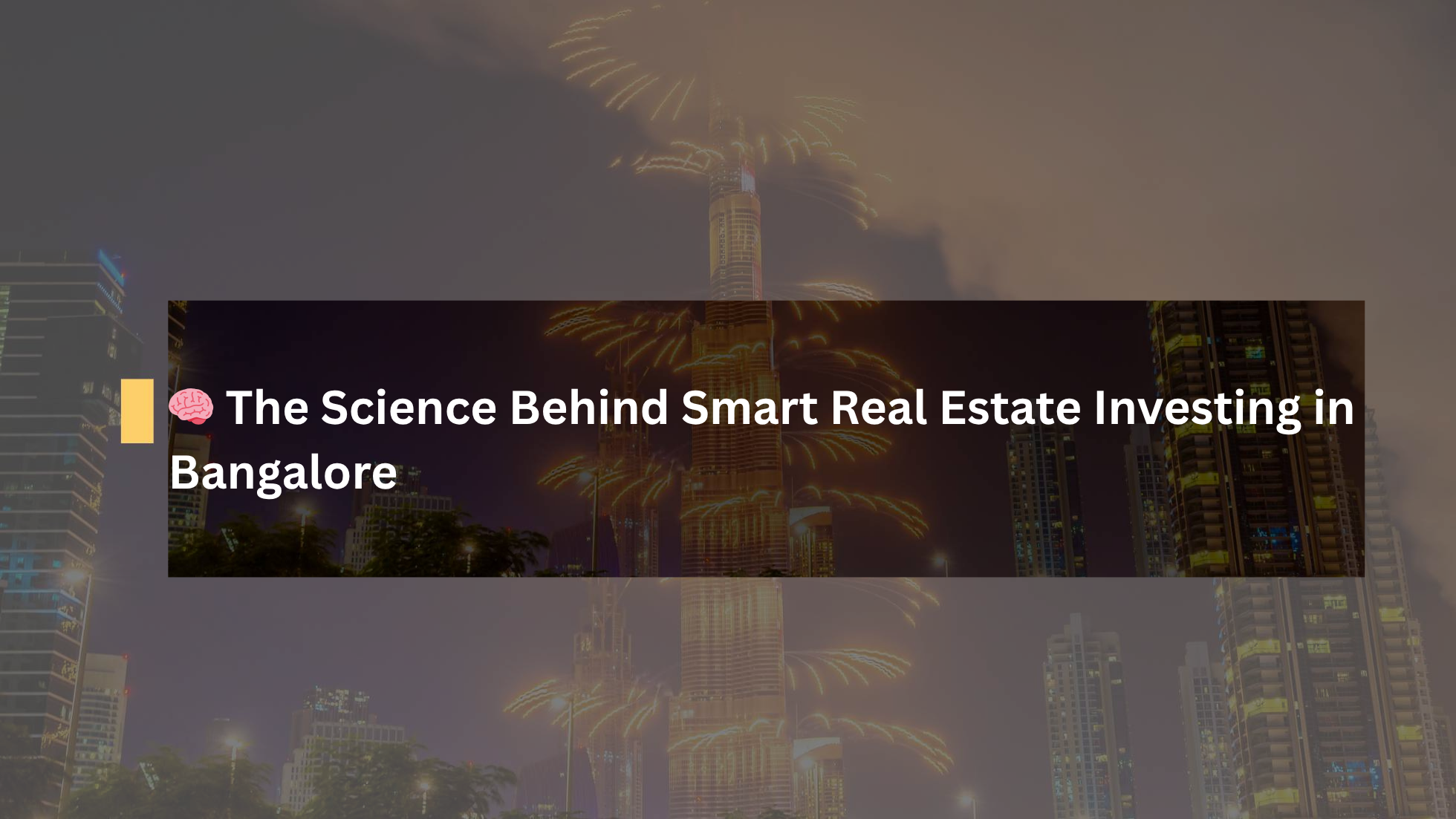 Smart Real Estate Investing