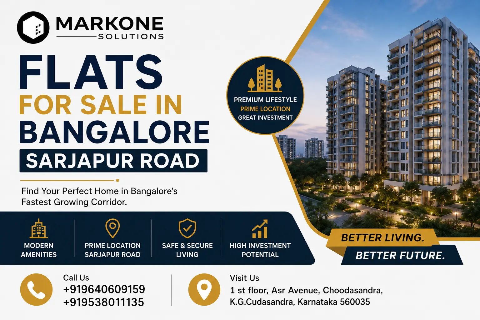 Flats for Sale in Bangalore Sarjapur Road